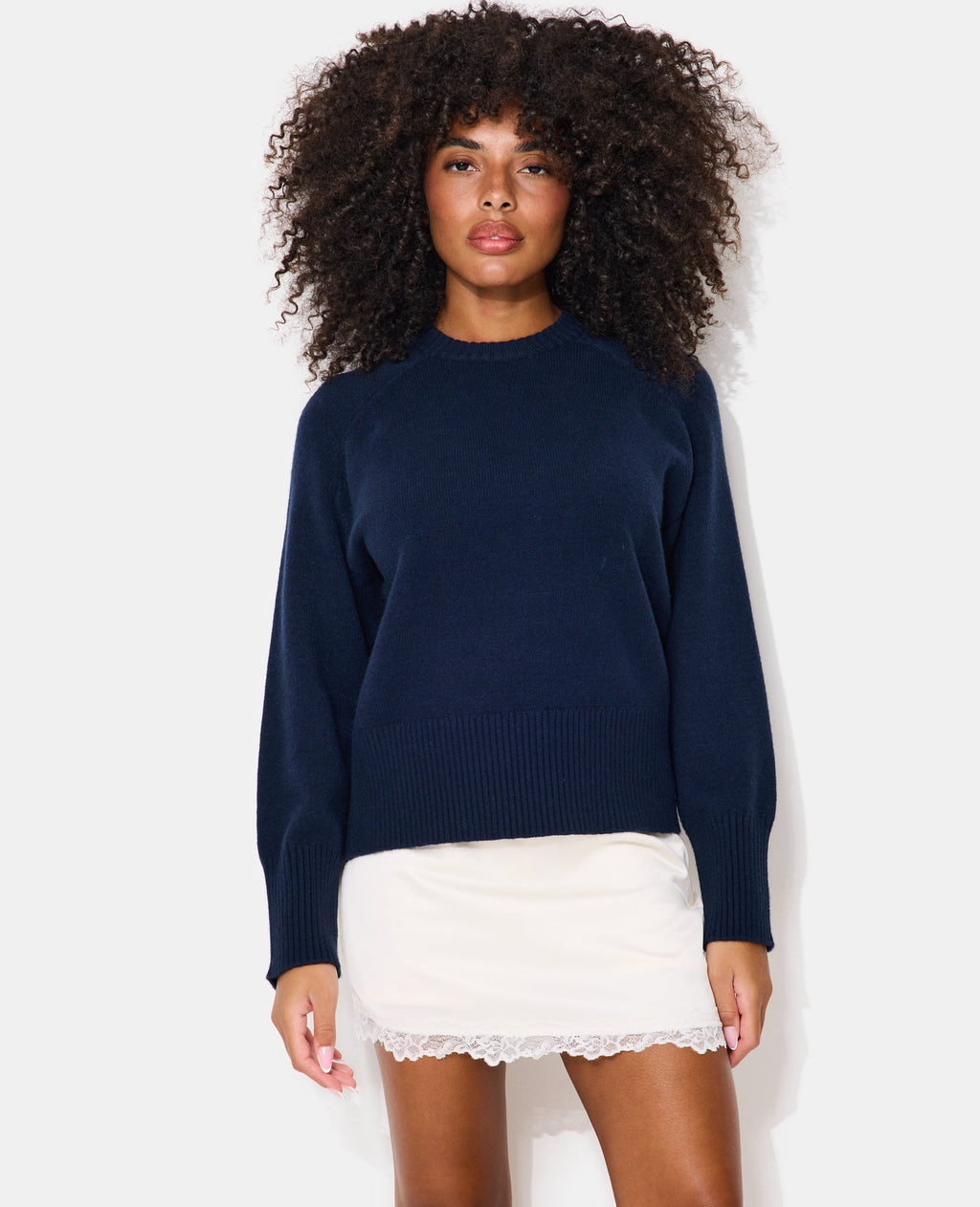 Pull col rond basique