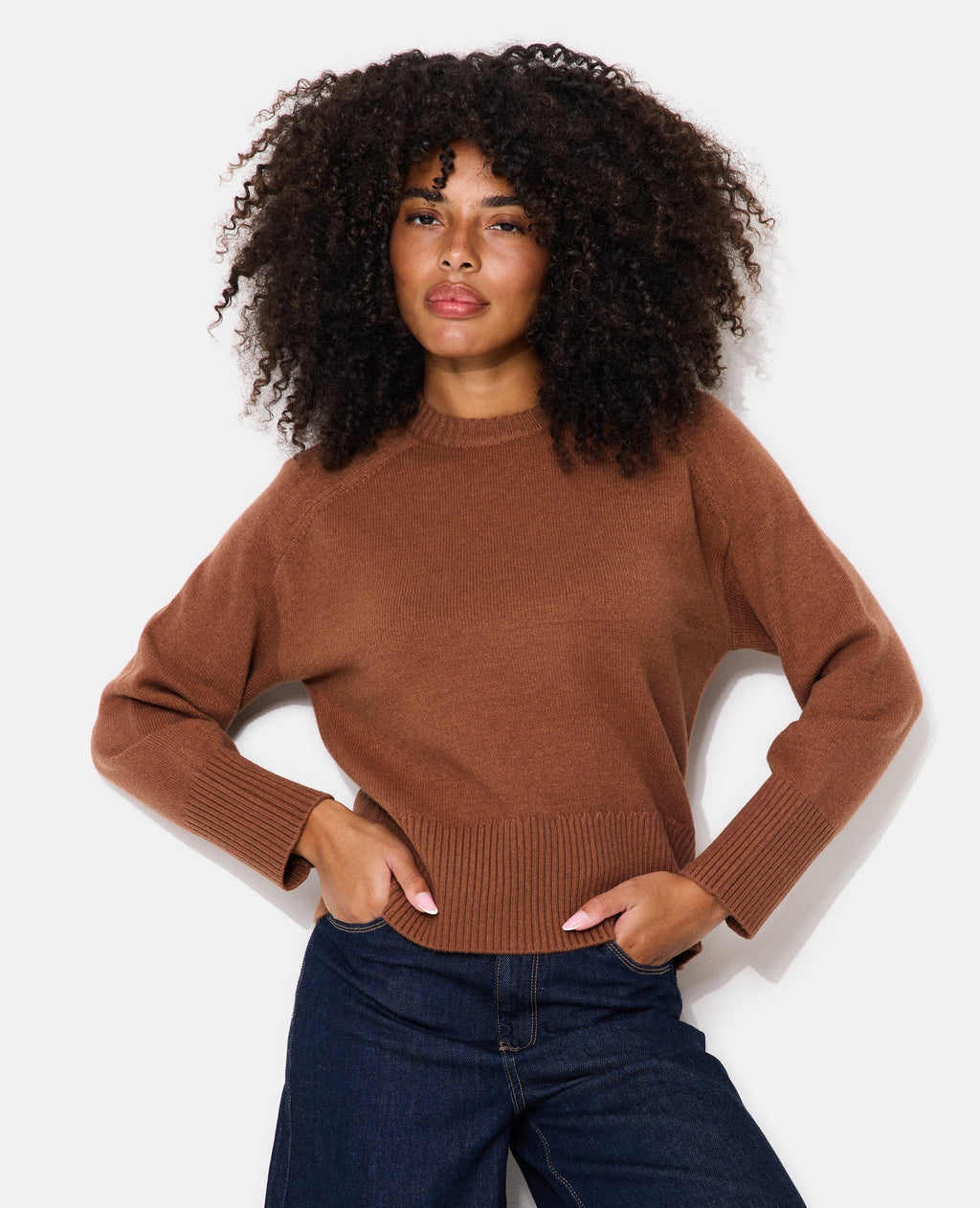Pull col rond basique