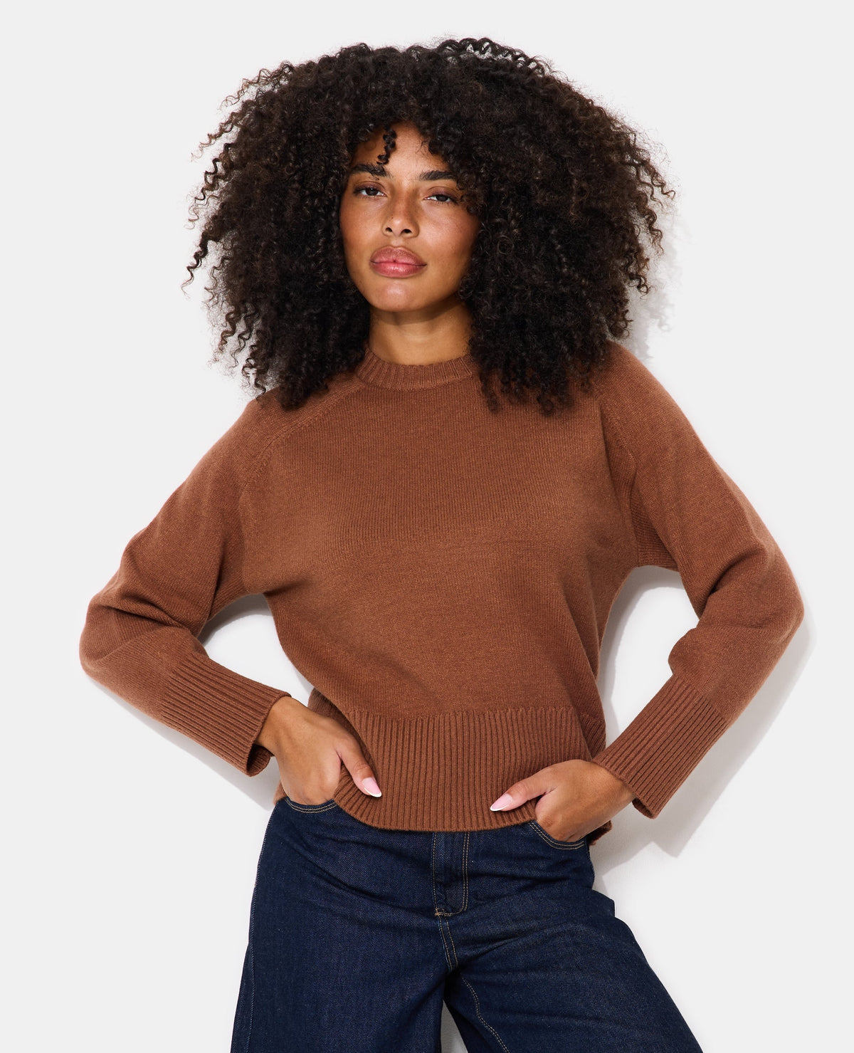 Pull col rond basique