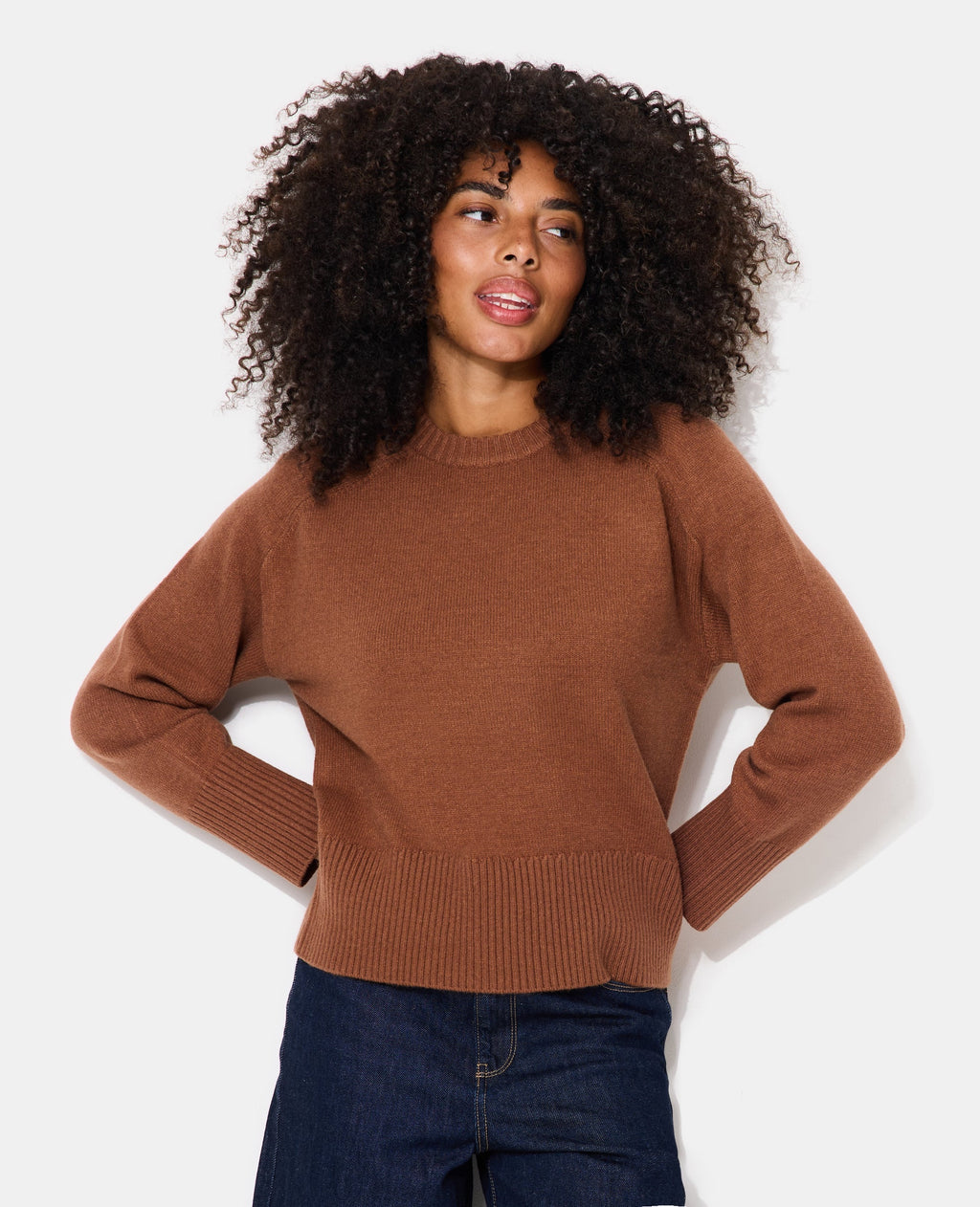 Pull col rond basique