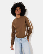 Sweat col rond avec dentelle
