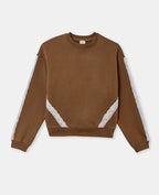 Sweat col rond avec dentelle