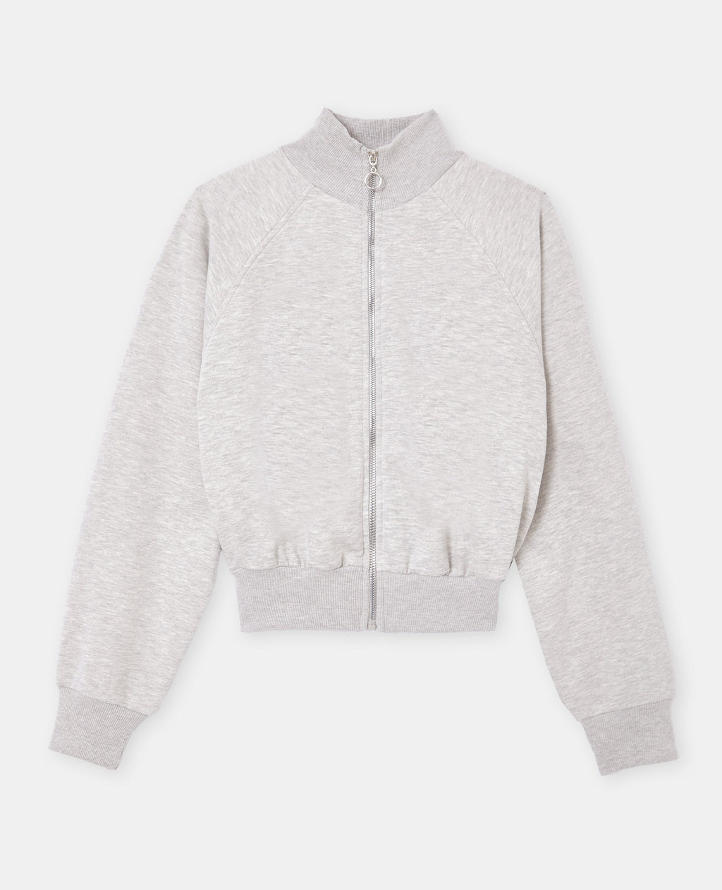 Sweat zippé forme boule