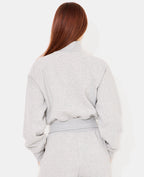 Sweat zippé forme boule