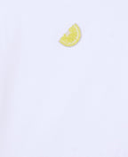 T-shirt ajusté avec patch citron
