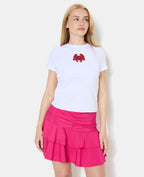 T-shirt ajusté avec patch crabe