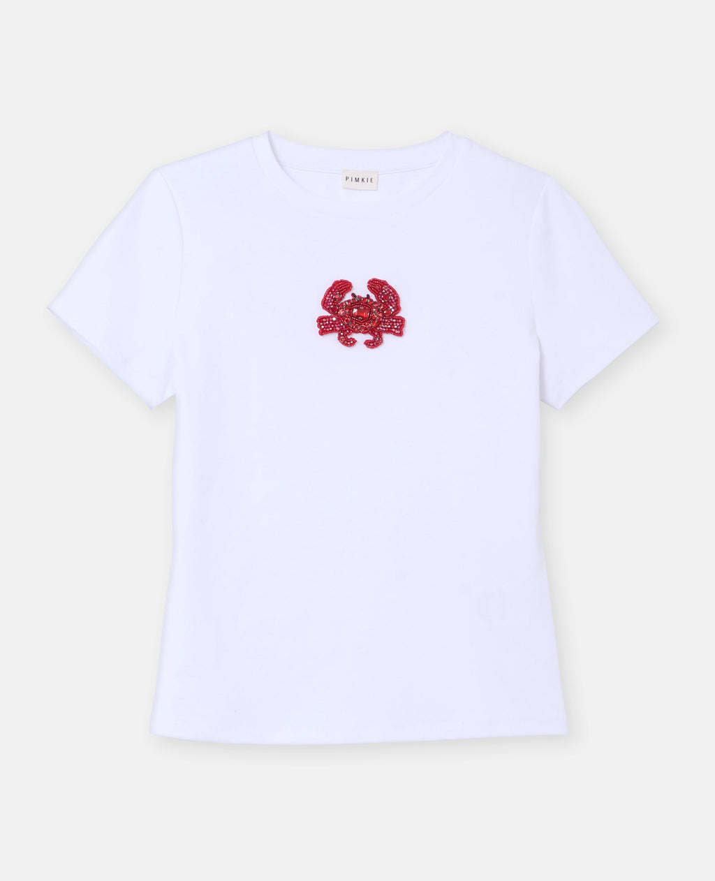 T-shirt ajusté avec patch crabe