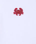 T-shirt ajusté avec patch crabe