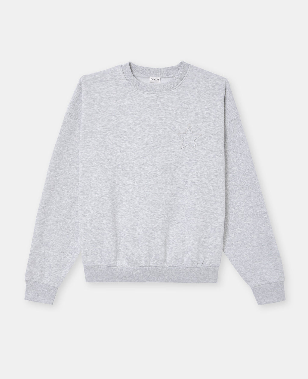 Sweat oversize avec étoile cousue