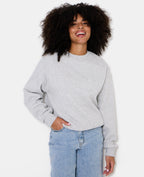 Sweat oversize avec étoile cousue