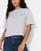 Sweat manches courtes avec étoiles