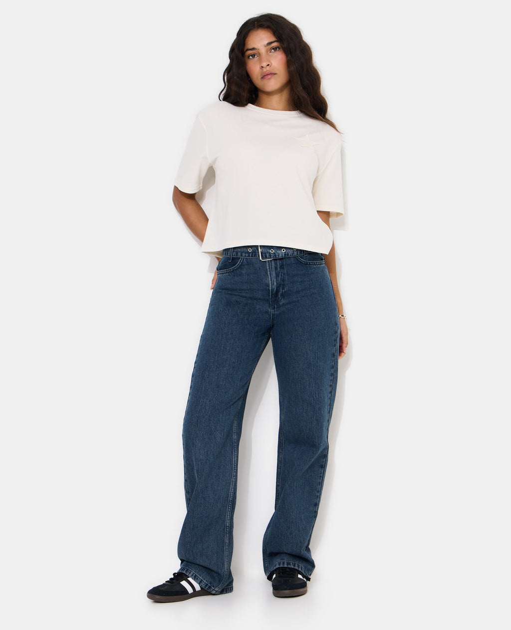 Sweat manches courtes avec étoiles