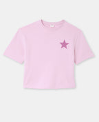 Sweat manches courtes avec étoiles