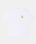 T-shirt oversize avec print poitrine et dos