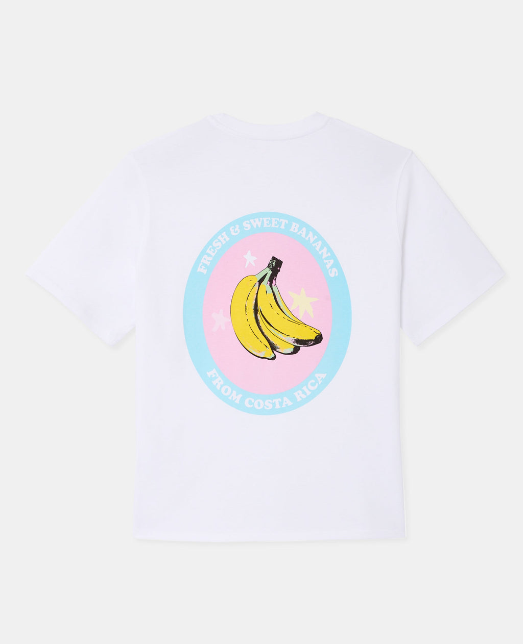 T-shirt oversize avec print poitrine et dos