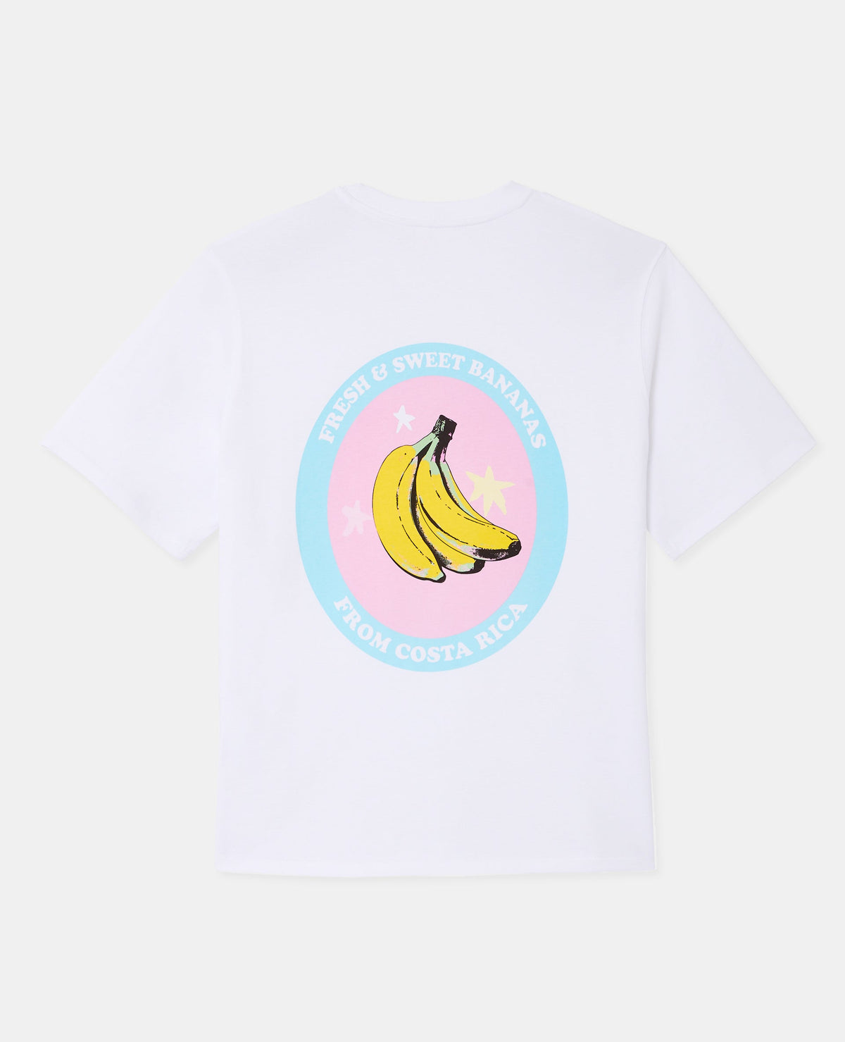 T-shirt oversize avec print poitrine et dos