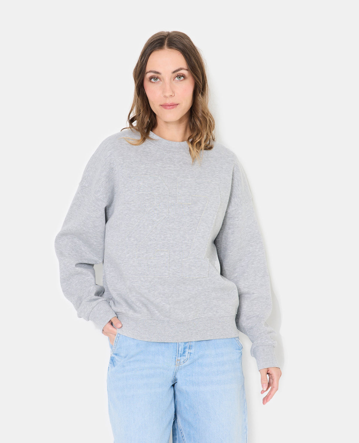 Sweat oversize avec numéro