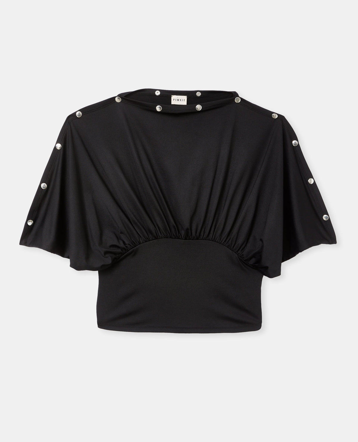 Top manches chauve-souris avec détails pressions