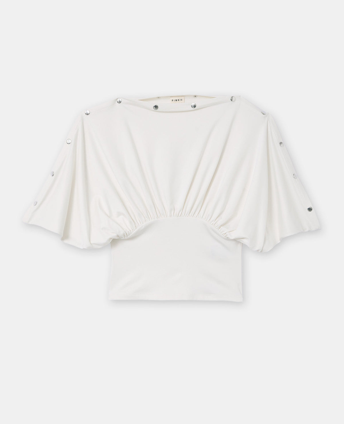 Top manches chauve-souris avec détails pressions