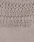 Pull asymétrique en maille ajourée