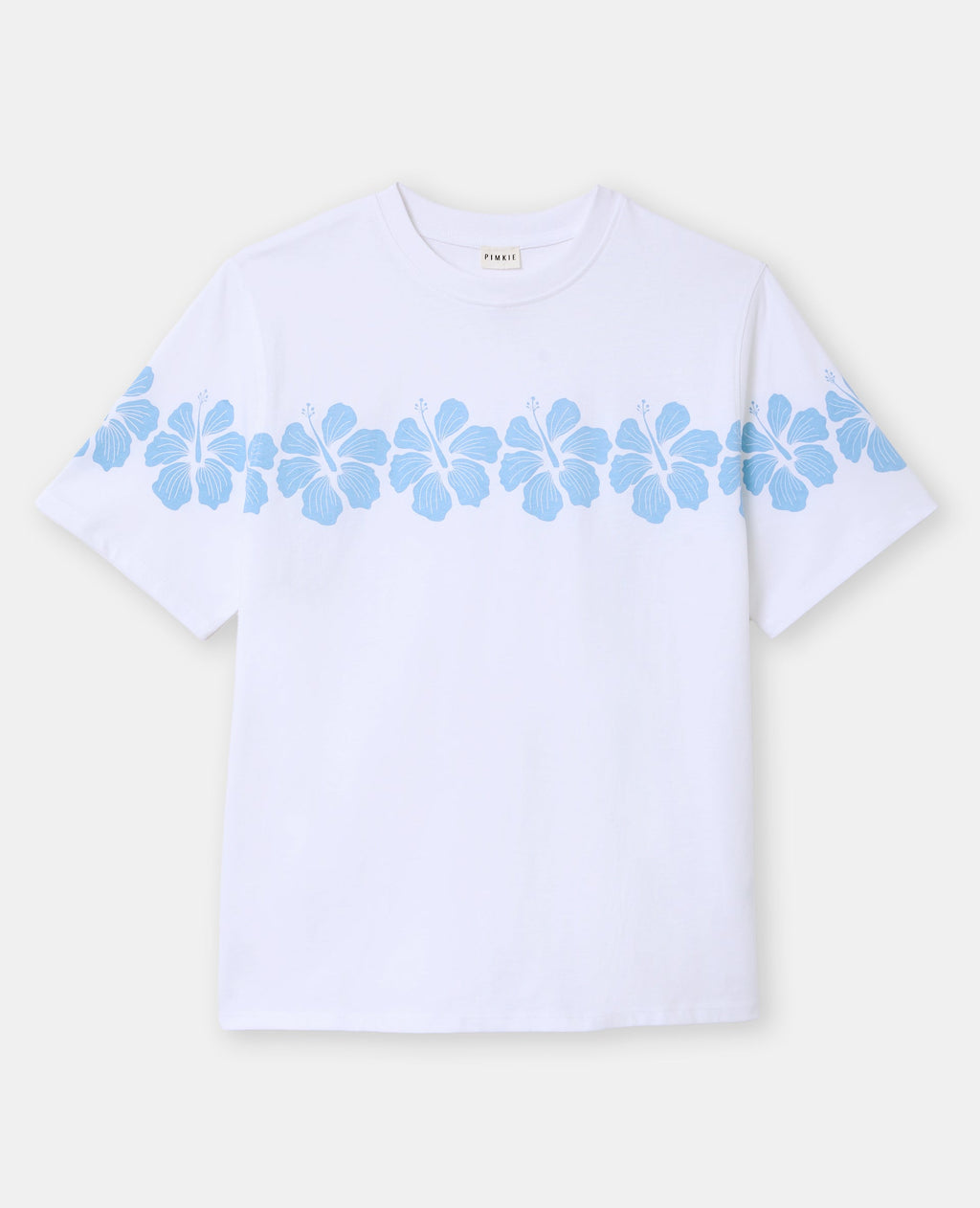 T-shirt oversize avec print fleurs hawaï devant et dos