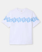 T-shirt oversize avec print fleurs hawaï devant et dos