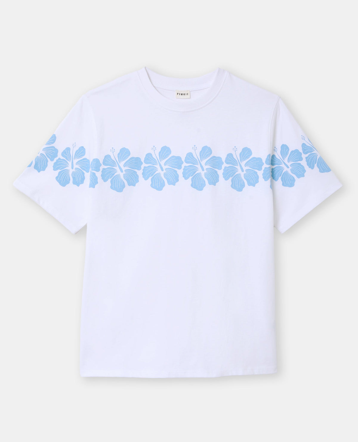 T-shirt oversize avec print fleurs hawaï devant et dos