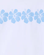 T-shirt oversize avec print fleurs hawaï devant et dos