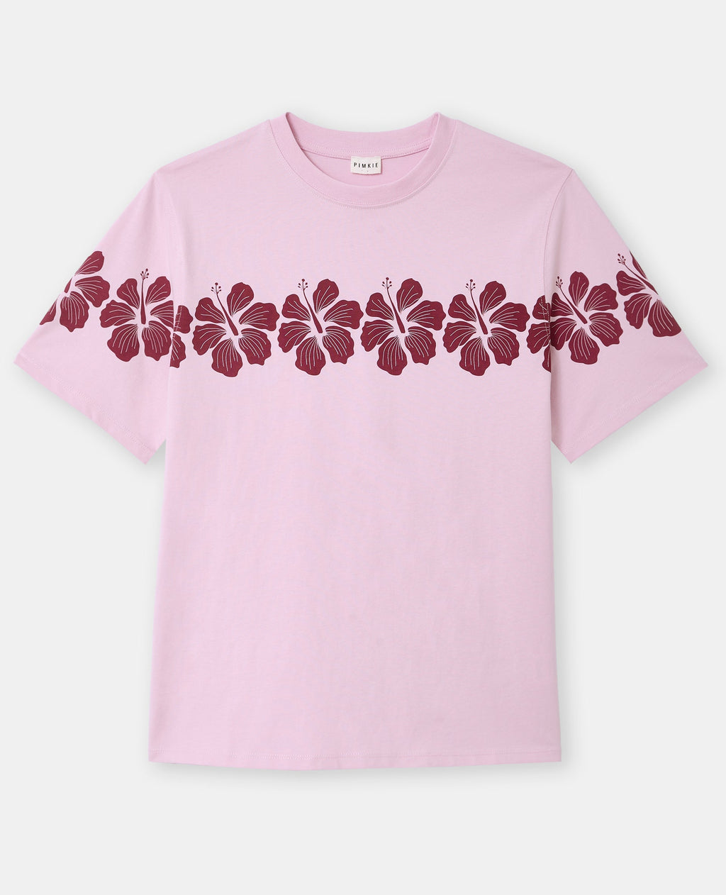 T-shirt oversize avec print fleurs hawaï devant et dos