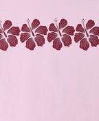 T-shirt oversize avec print fleurs hawaï devant et dos