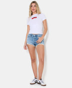 T-shirt ajusté avec print tomates devant