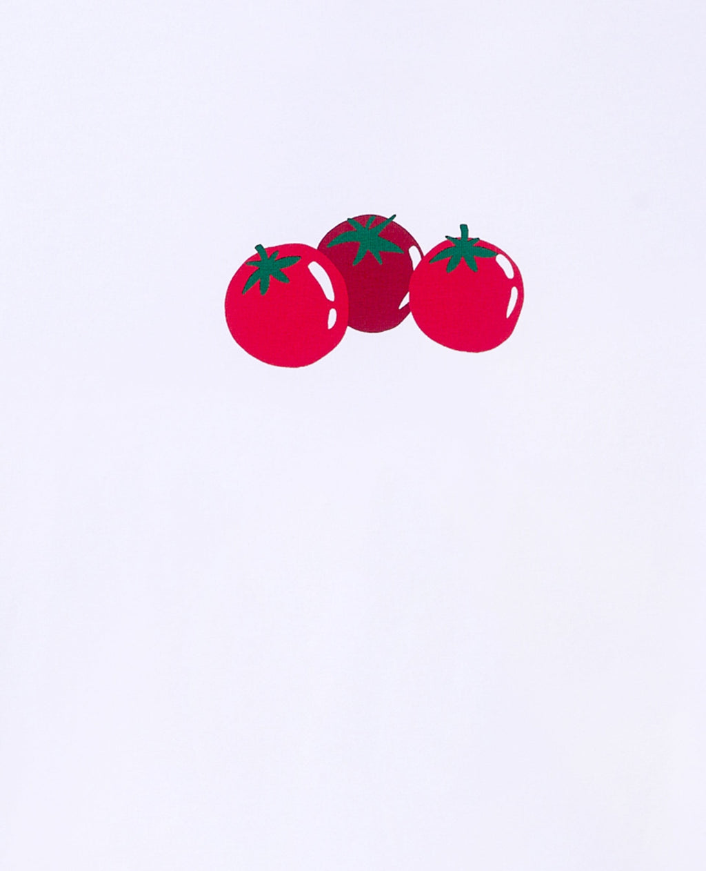T-shirt ajusté avec print tomates devant