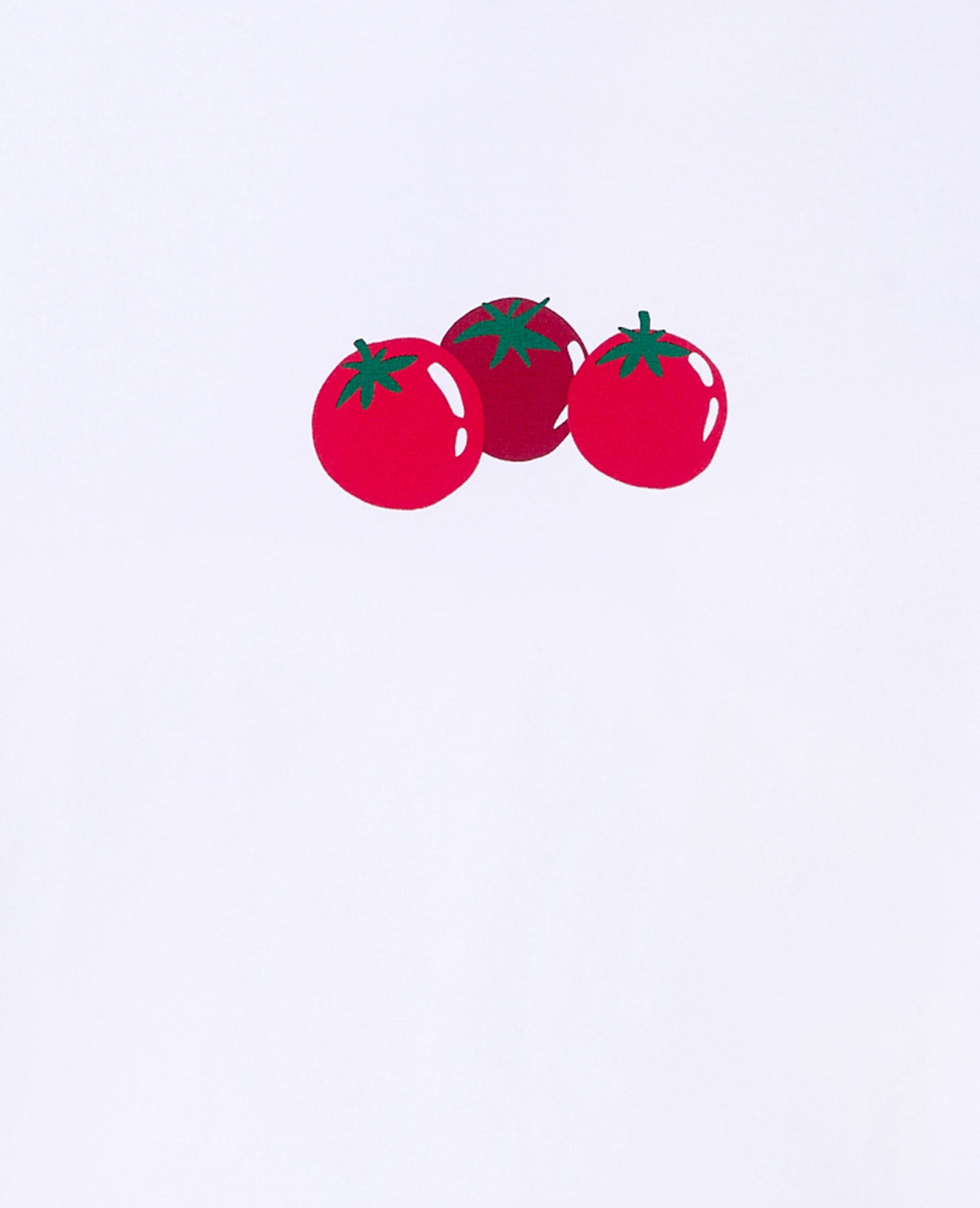 T-shirt ajusté avec print tomates devant