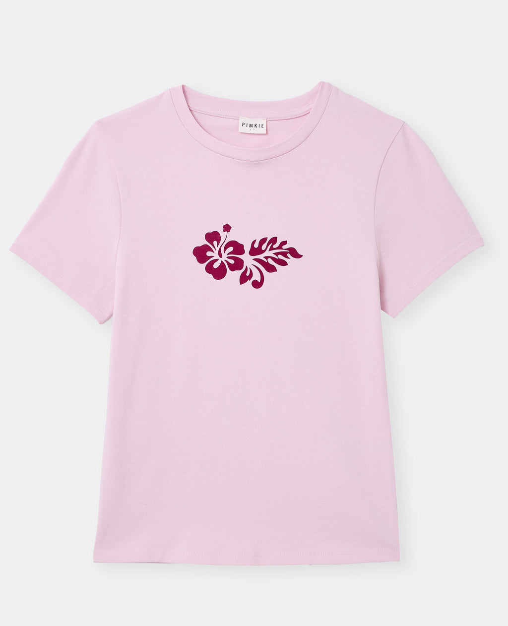 T-shirt ajusté avec print fleurs devant