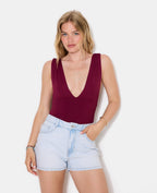 Body sans manches avec décolleté V