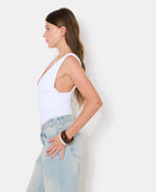 Body sans manches avec décolleté V