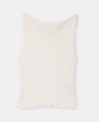 Pull sans manches avec boutons côtés