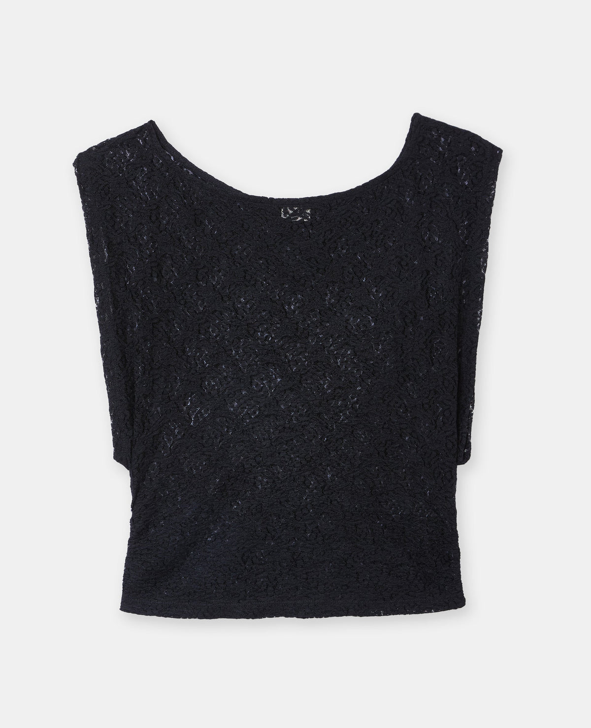 Top en dentelle emmanchures larges