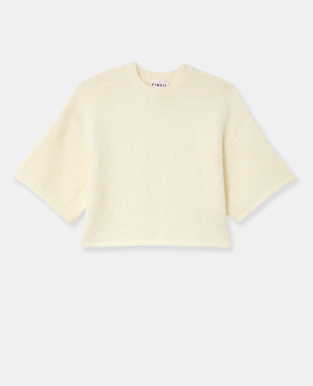 Pull manches courtes en maille douce