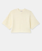 Pull manches courtes en maille douce