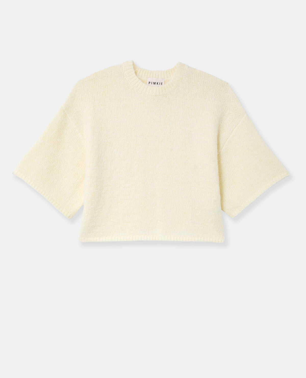 Pull manches courtes en maille douce