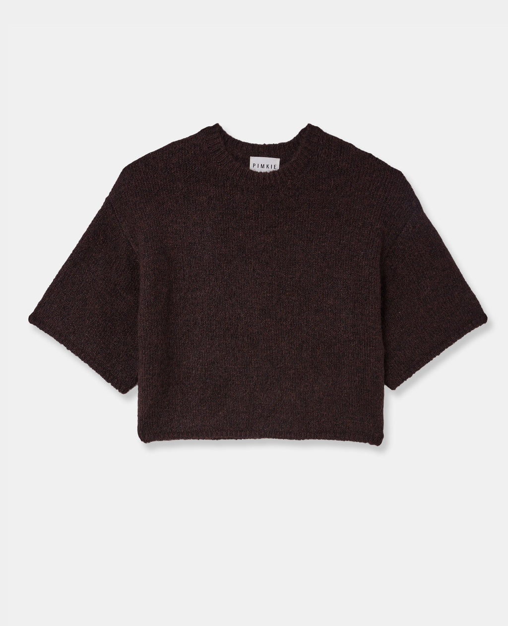 Pull manches courtes en maille douce