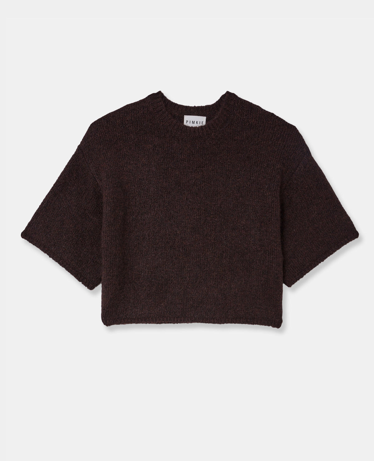 Pull manches courtes en maille douce