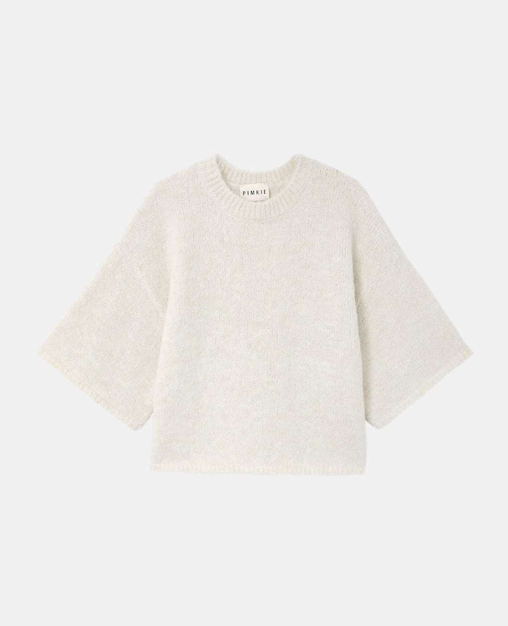 Pull manches courtes avec laine