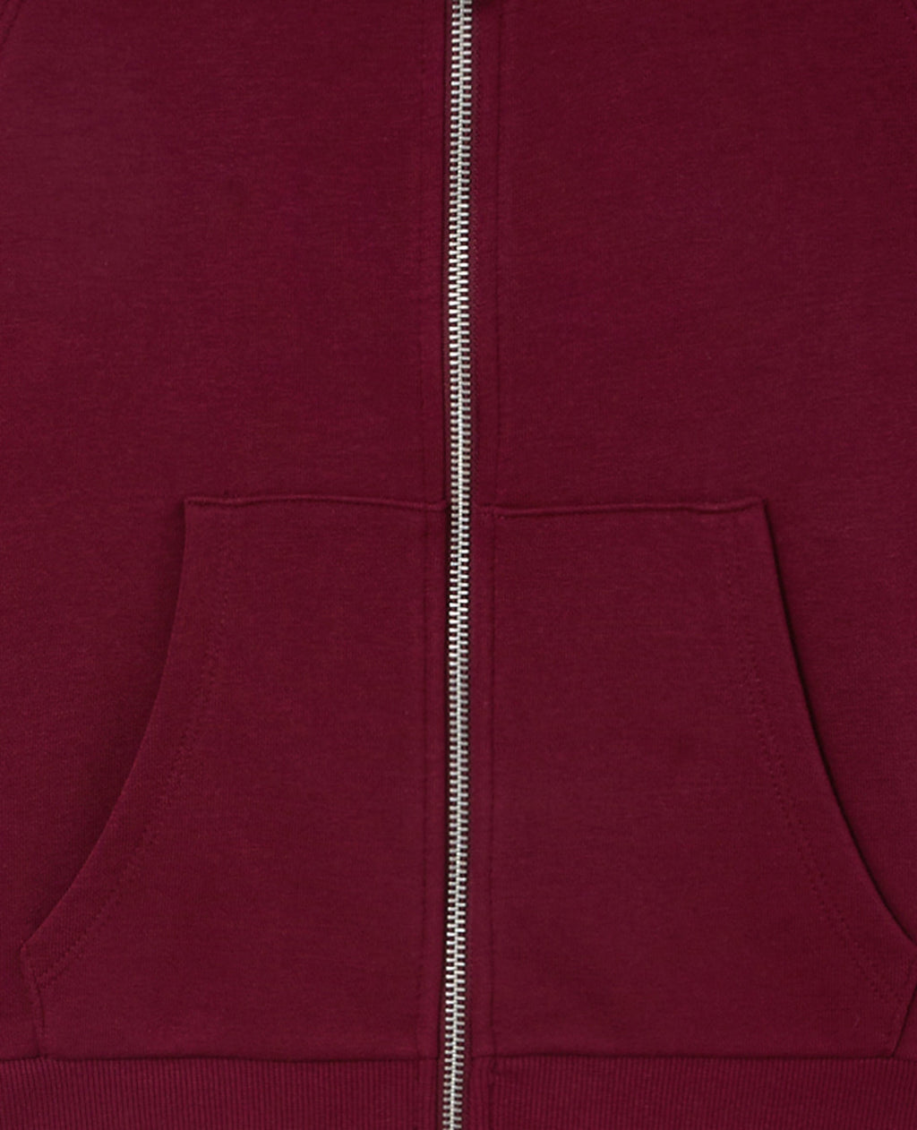 Sweat cintré zippé avec col montant