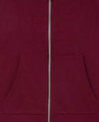 Sweat cintré zippé avec col montant