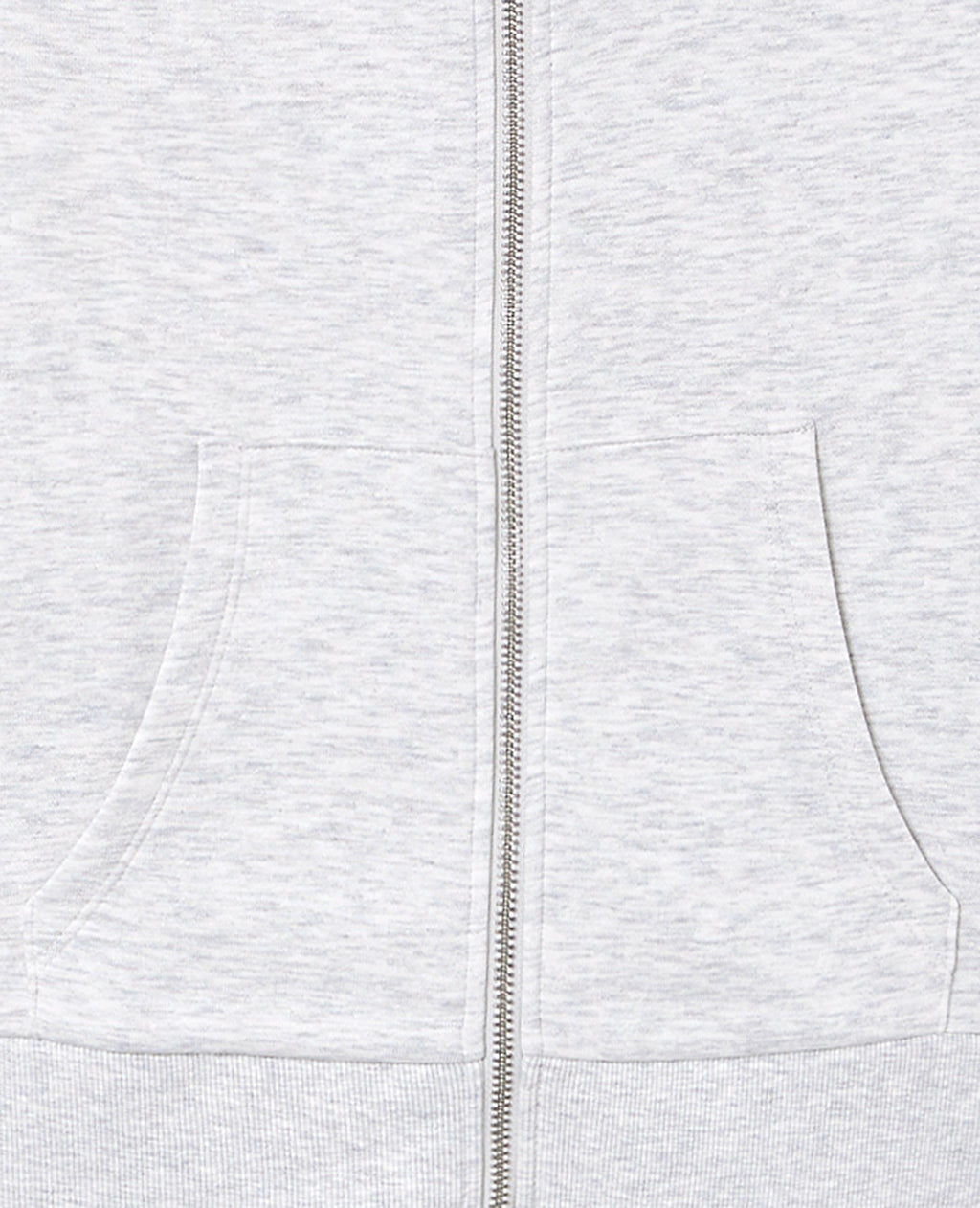 Sweat cintré zippé avec col montant