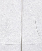Sweat cintré zippé avec col montant