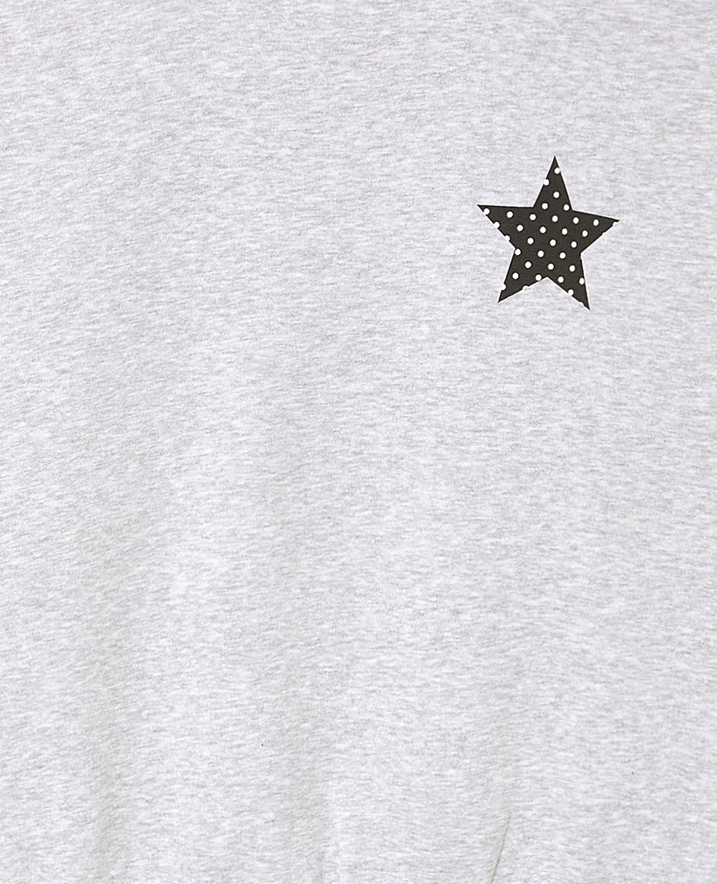 Sweat col rond avec print étoile et broderies dos