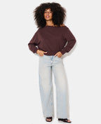 Sweat asymétrique col danseuse